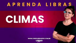 Aprenda Libras  Clima [upl. by Ifok191]