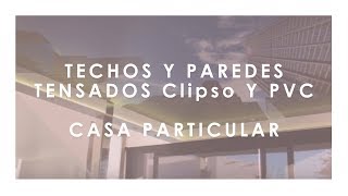 Casa particular con techos y paredes tensados Clipso y PVC [upl. by Introc478]