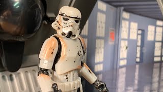 Remnant Stormtrooper Carbonized Star Wars The Mandalorian modern figure review Vintage Collection [upl. by Anawad]