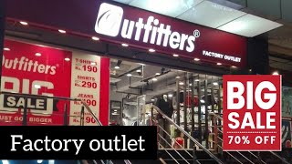 Outfitters Factory Outlet Sale 70 off Flat 50Outfitters Factory OutletG9 Markaz Islamabad [upl. by Vadnee]