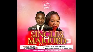 SINGLES AND MARRIED SEMINAR 20  PASTOR ENOCH AJONYE [upl. by Ynagoham]