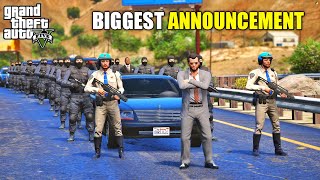 GTA 5  MICHAEL BIGGEST PRESIDENT ANNOUNCEMENT  BB GAMING [upl. by Jezrdna236]