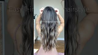 Easy 1inch wand hairstyle [upl. by Yaj]