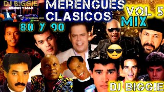 MERENGUE CLASICO MIX BAILABLE DE LOS 80 Y 90 VOL 5 DJ BIGGIE merengueclasico merenguemix [upl. by Kester631]