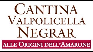 History of Cantina Valpolicella Negrar and making of Amarone [upl. by Pedaias]