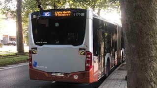 95 Les Trois Tilleuls Vers Wiener 🚌🚍 Mercedes Benz Citaro C2  9170 [upl. by Ditmore]