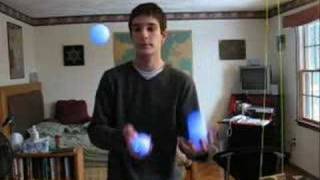 Overhand Underhand and Two In One Hand Juggling Tutorial 2 [upl. by Airpal]