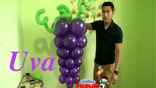 Racimo de uvas con globos para primera comunión fácil y económico  15 [upl. by Mcgrody]