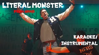 Literal Monster KaraokeInstrumental  Nerdy Prudes Must Die [upl. by Gilus]