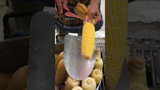 The simplest skill to cut corn [upl. by Andres]