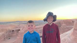 Arches National Park Sunrise Hike [upl. by Eirual]