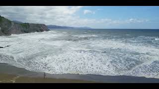 Cant miss Itzurun Beach in Zumaia San Sebastian Natures masterpieceExploreSpain CoastalBeauty [upl. by Ataeb]