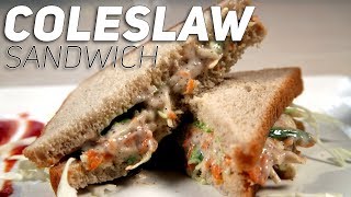 Coleslaw Sandwich  Sandwich Recipe  Quick Recipe  Anytime Recipe  Cook Book [upl. by Bonns]