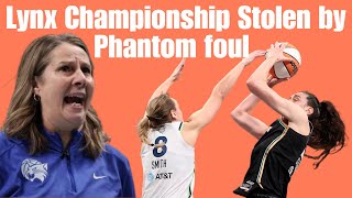 Lynx Lost the Championship to New York Liberty on Phantom Foul Call  Reeve goes after NY [upl. by Odiug230]