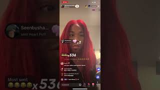 Shamar goes of on TIK TOK LIVE [upl. by Ahsienroc]