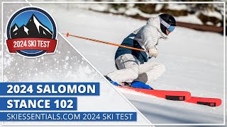 2024 Salomon Stance 102  SkiEssentialscom Ski Test [upl. by Eecats279]