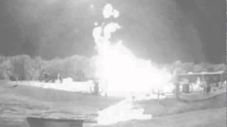 MICROPACK FDS301  SD Card Recording of Texas LNG Fire [upl. by Aiclid91]