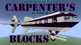 Mod Spotlight  Carpenters Blocks Angled Minecraft blocks [upl. by Eelan]