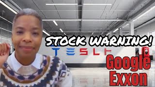 Google Tesla and Exxon Stock DANGER [upl. by Attaymik]