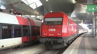 ÖBB Hauptbahnhof Wien September 2014 [upl. by Sitnik]