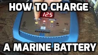 How to Charge a Marine Battery [upl. by Llemmart825]