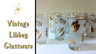 What to Know About Vintage Libbey Glassware 😎🥃 vintage antiques midcentury glassware [upl. by Iveel]