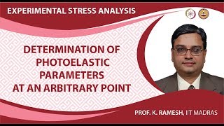 Determination of Photoelastic Parameters at an Arbitrary Point [upl. by Nnalatsyrc213]