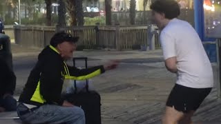 Throwing Up On Strangers Prank [upl. by Brelje]