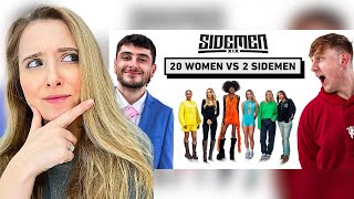 REACTING TO 20 WOMEN VS 2 SIDEMEN ANGRY GINGE amp DANNY AARONS EDITION [upl. by Enyallij]