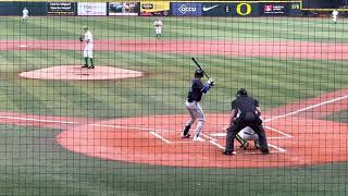 Brock Packer Lane Community College v Jace Stoffal University of Oregon Full at Bat [upl. by Ahens]