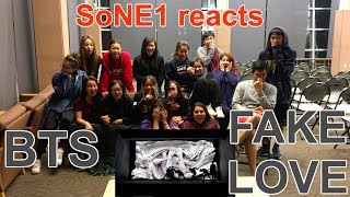 BTS 방탄소년단  FAKE LOVE MV Reaction by SoNE1 [upl. by Quintus]