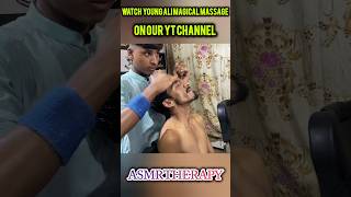 MAGICAL HEAD MASSAGE BY YOUNG BARBER asmr massage asmrtherapy therapeuticmassage massagetherapy [upl. by Parlin]