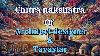 Chitra nakshatra of architect designer and tavastar [upl. by Yetty822]