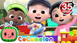 Down By The Station Song  More Nursery Rhymes amp Kids Songs  CoComelon [upl. by Tyson]