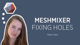 Meshmixer  How to fix holes in 3D models  ⚡ Quickie ⚡ [upl. by Ahoufe]