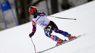 Marek Kubacka  Mens superG Visually Impaired  Sochi 2014 Paralympic Winter Games [upl. by Anyr]