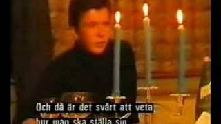 Rick Astley  Candlelight Dinner Interview [upl. by Siraved886]