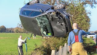 78jarige inwoner uit Jubbega overleden bij ernstige ongeval N381 bij Ureterp [upl. by Rein]