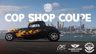 Iconic USA Hot Rod now calls NZ home The Cop Shop Coupe Hot Rod Revue [upl. by Dnalyag843]