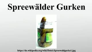 Spreewälder Gurken [upl. by Nolie127]