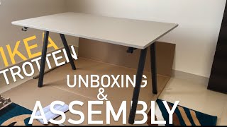 IKEA Trotten Worktable  step by step FULL Assembly [upl. by Zimmerman154]