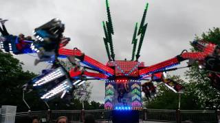 grangemouth gala day zetland park funfair 2016 extreme air raid [upl. by Mel]