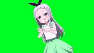 Anime Green Screen Hideri Kanzaki [upl. by Sanoj]