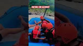 Rafting Live Accident 2024 ❤️ rafting risikesh ytshorts shorts [upl. by Aizirtap331]