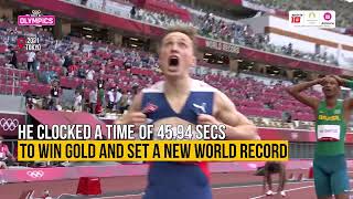 Karsten Warholm shatters 400m hurdles world record in Tokyo  Olympics  JioCinema amp Sports18 [upl. by Junette979]