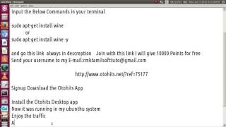 How To Install Otohits in Ubunthu or Linux [upl. by Sosthenna]