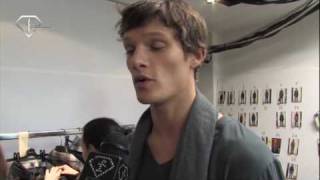 FashionTV  FTVcom  MILAN MEN Fall  Winter 10  11  ERMANNO SCERVINO BACKSTAGE [upl. by Nilats]