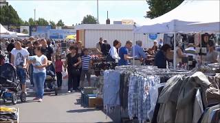 Trödelmarkt bei Real in Bocholt  Der Parkplatz Flohmarkt [upl. by Llenal]