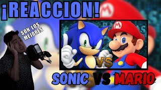 REACCIONANDO MARIO VS SONIC  Épicas Batallas de Rap del Frikismo  SoyEniko [upl. by Ekim]