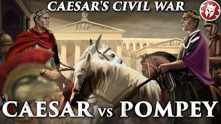 Caesar against Pompey  Great Roman Civil War DOCUMENTARY [upl. by Celka]